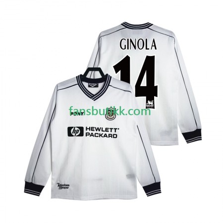Fotballdrakt Tottenham Hotspur GINOLA 14 1999 Retro Hjemmetrøye 1997 Langermet